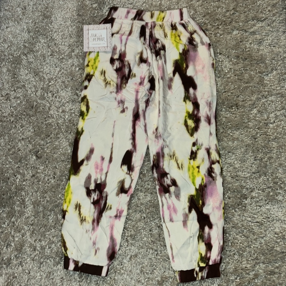 Jak & Peppar harem pants kids size 7 violet haze NWT